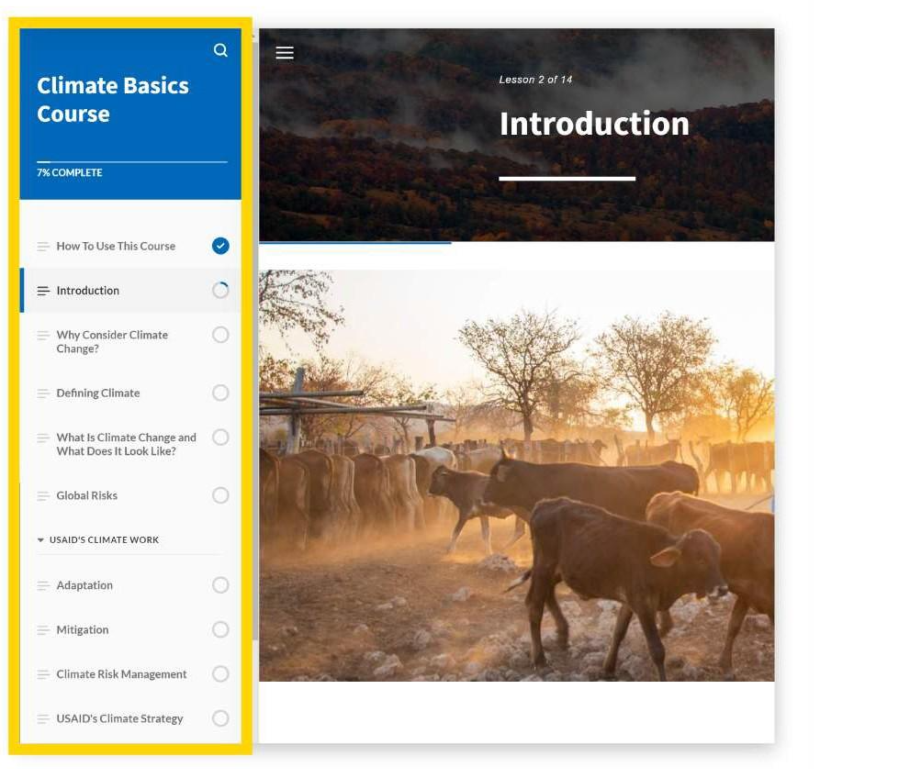 Climate Training Materials